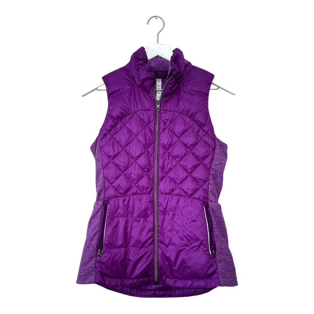 Lululemon Athletica Purple Down For A Run Vest Size 6